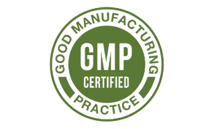 GMP certified manufacturing ensuring quality and safety standards